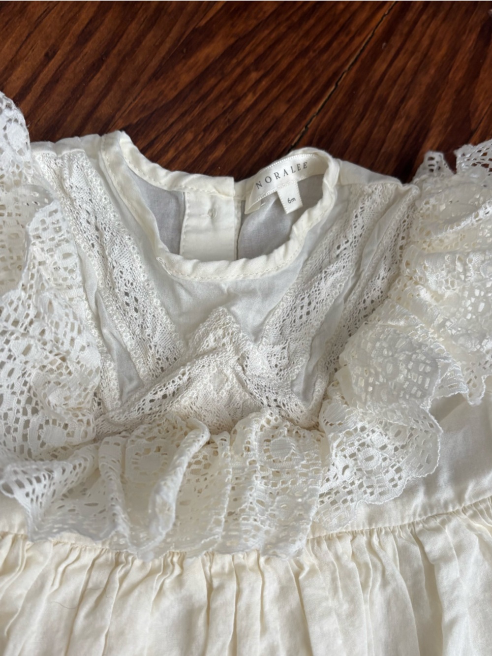 Noralee Genevieve ivory Ruffle Tiered Dress - Picture 3 of 4